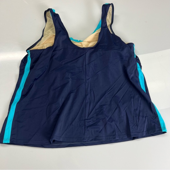 Swimsuits For All Women's Plus Size 2-Piece Swim Skirtini Set 18 L13-35 - Picture 6 of 8